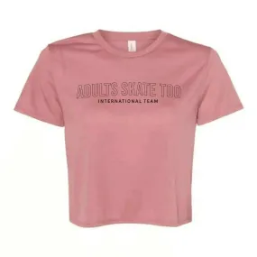 AST International Team Flowy Crop Tee