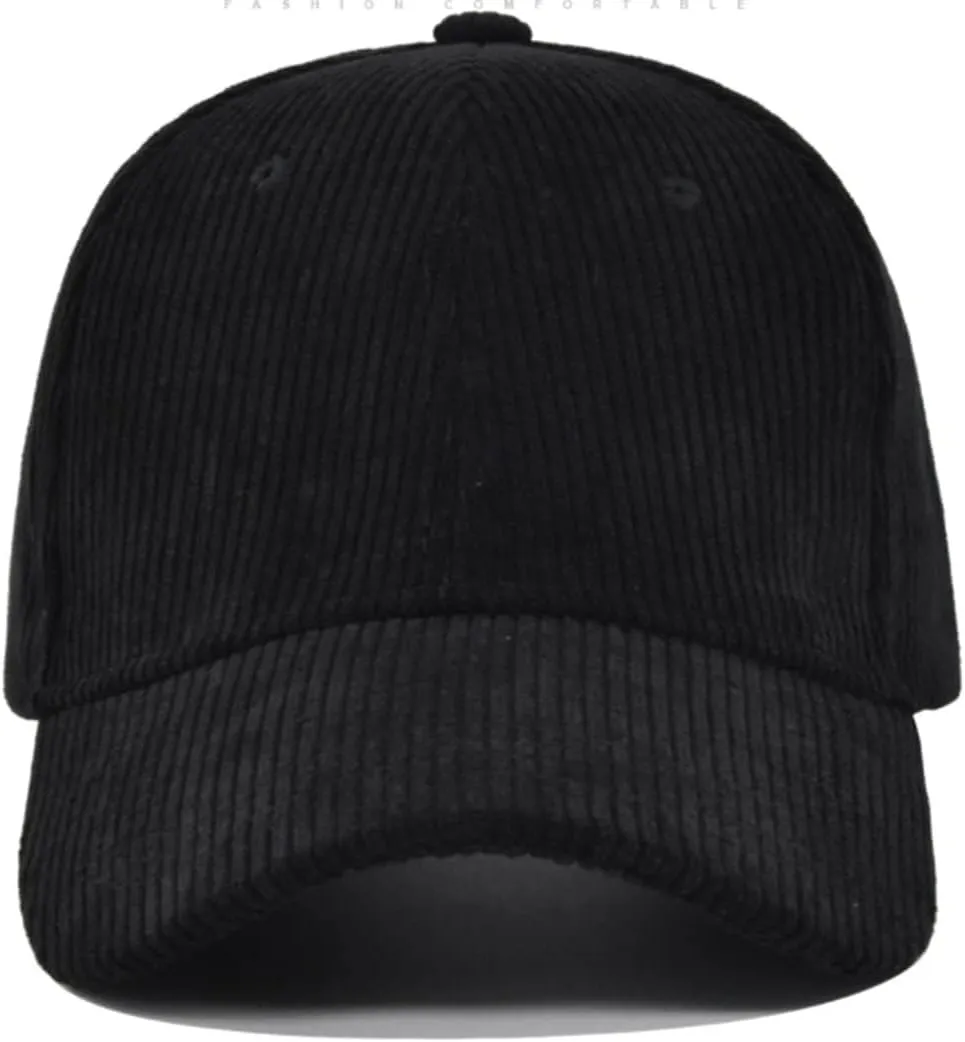Baseball Cap for Women Y2k Fishing Trucker Hat Winter Strapback Corduroy Unisex 2024