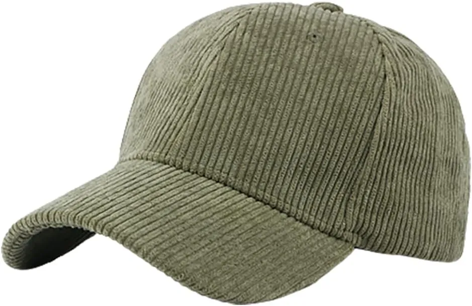 Baseball Cap for Women Y2k Fishing Trucker Hat Winter Strapback Corduroy Unisex 2024