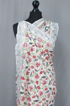 Beach Coverup Sarong Pareo - Summer Bloom