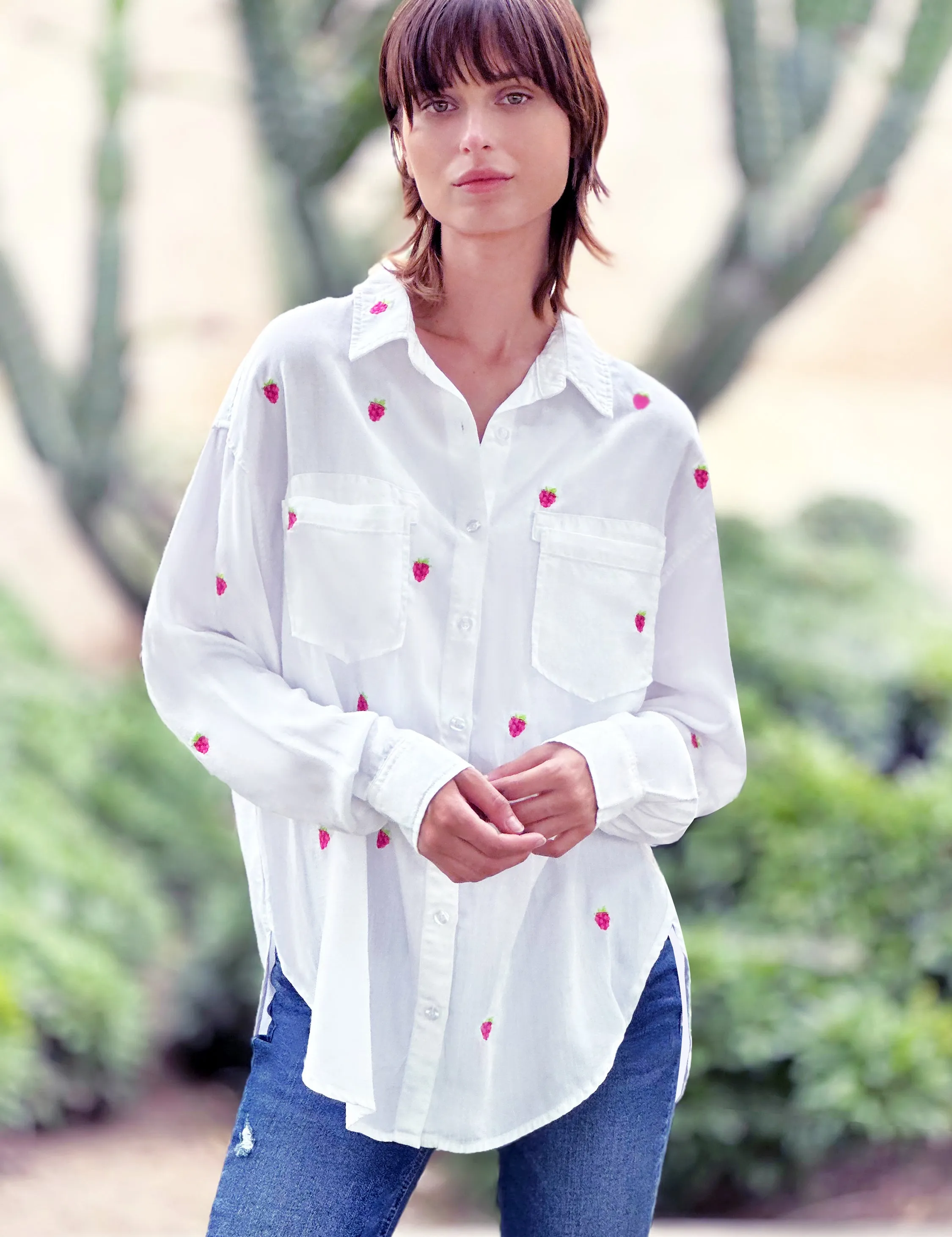 Berrylicious Embroidered Shirt