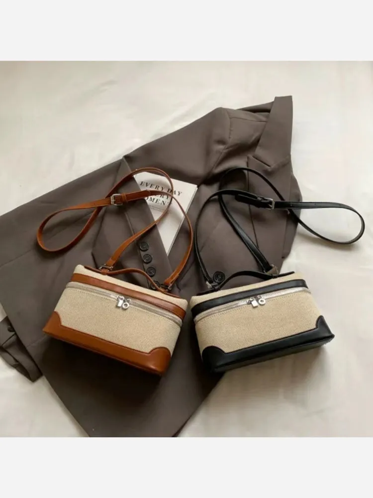 Boxed Bliss Brown Sling Bag