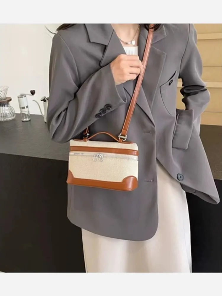 Boxed Bliss Brown Sling Bag