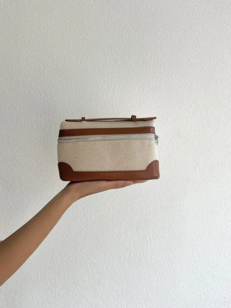 Boxed Bliss Brown Sling Bag