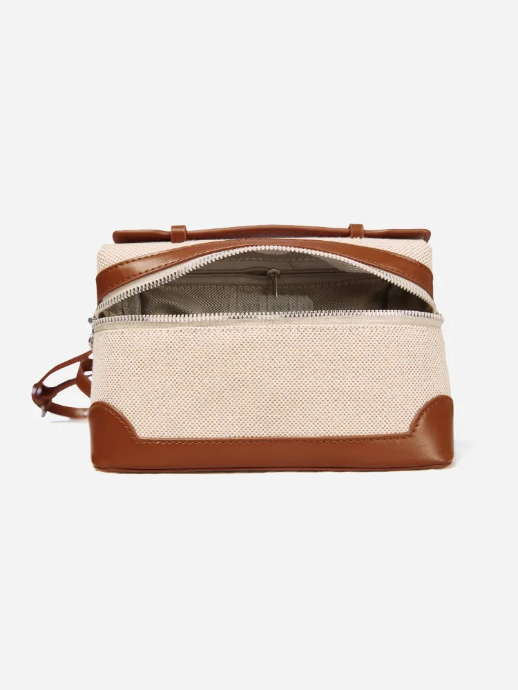Boxed Bliss Brown Sling Bag