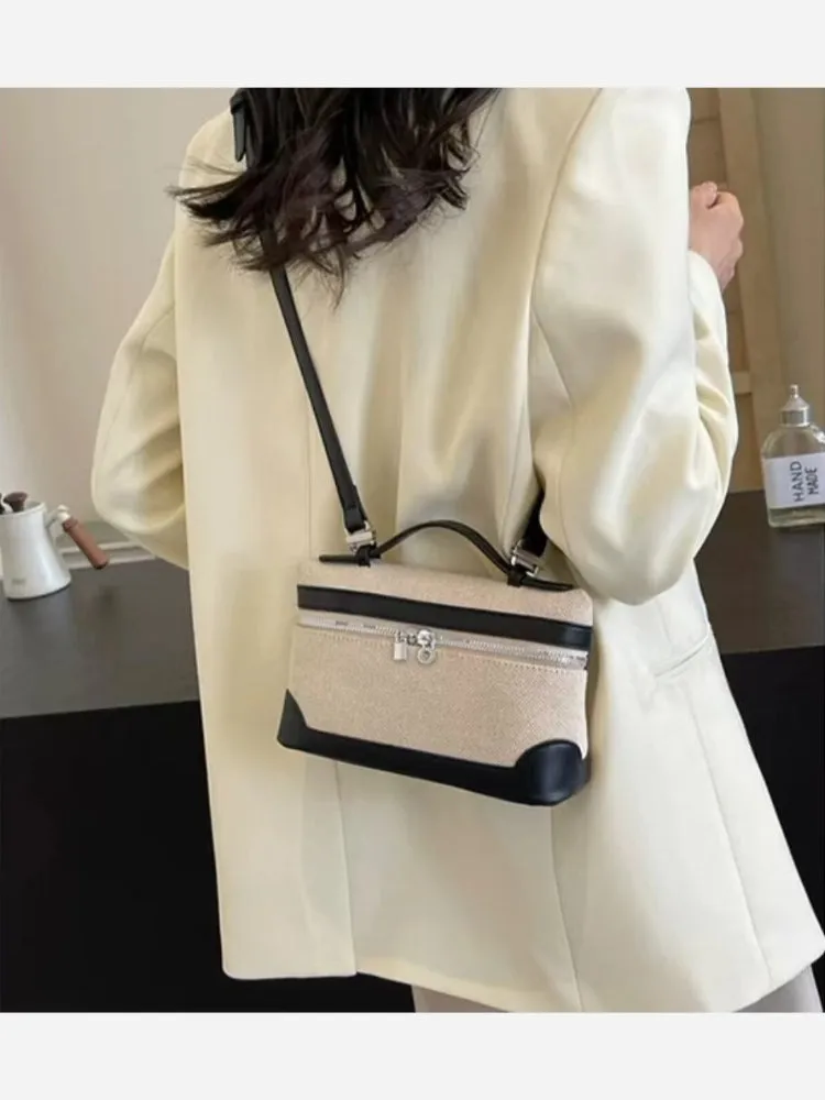 Boxed Bliss Brown Sling Bag