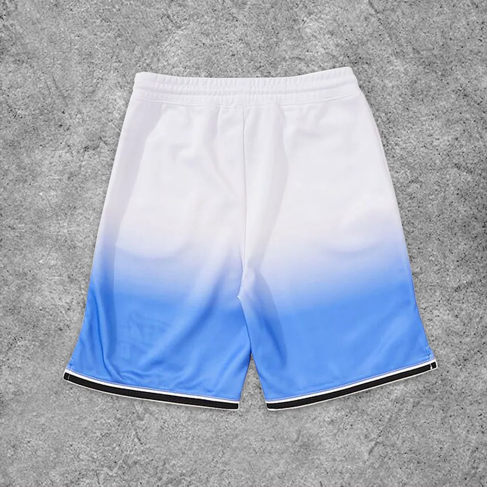Casual Gradient Letter Print Basketball Shorts