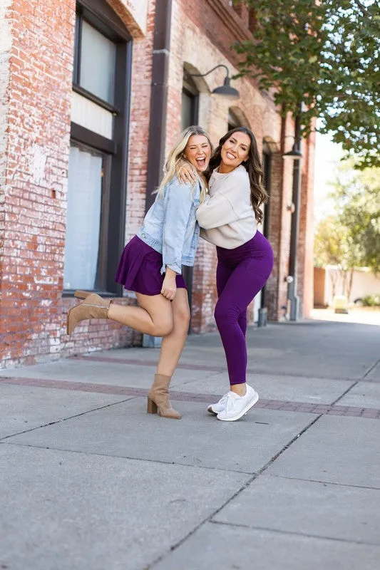 Comfortable Stylish Flowy Fashion Skirt Short Skort