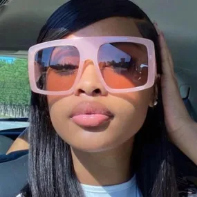 EM Trendy Cycling Square Sunglasses
