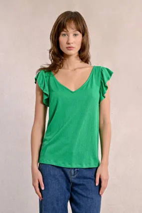 Flowy Crossback T-Shirt – Lightweight & Effortlessly Chic