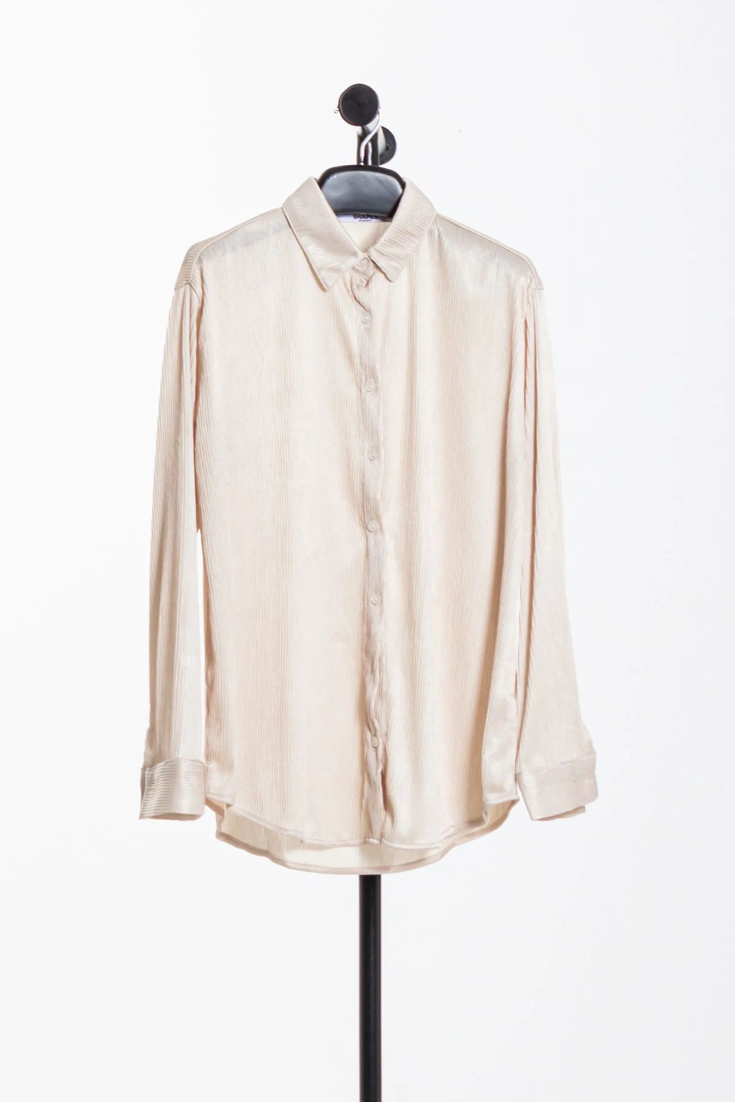 FLOWY SATIN SHIRT