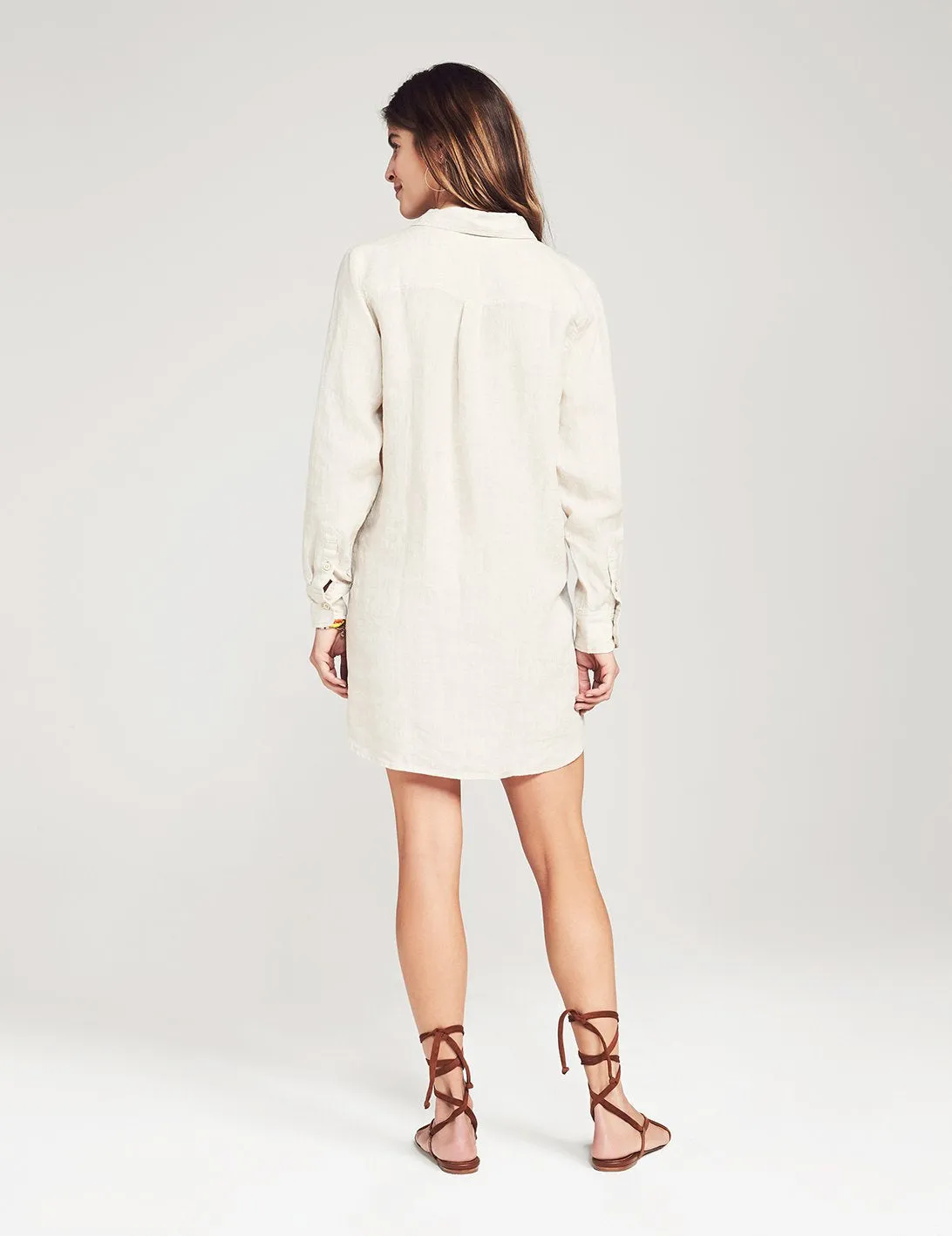 Gavin Dress in Flax