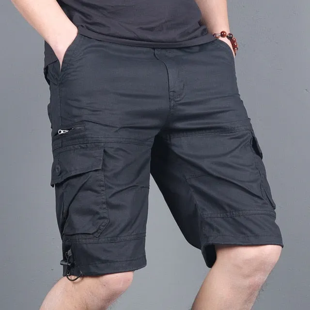GbolsosMen's Military Cargo Shorts 2021 Army Camouflage Tactical Joggers Shorts Men Cotton Loose Work Casual Short Pants Plus Size 4XL