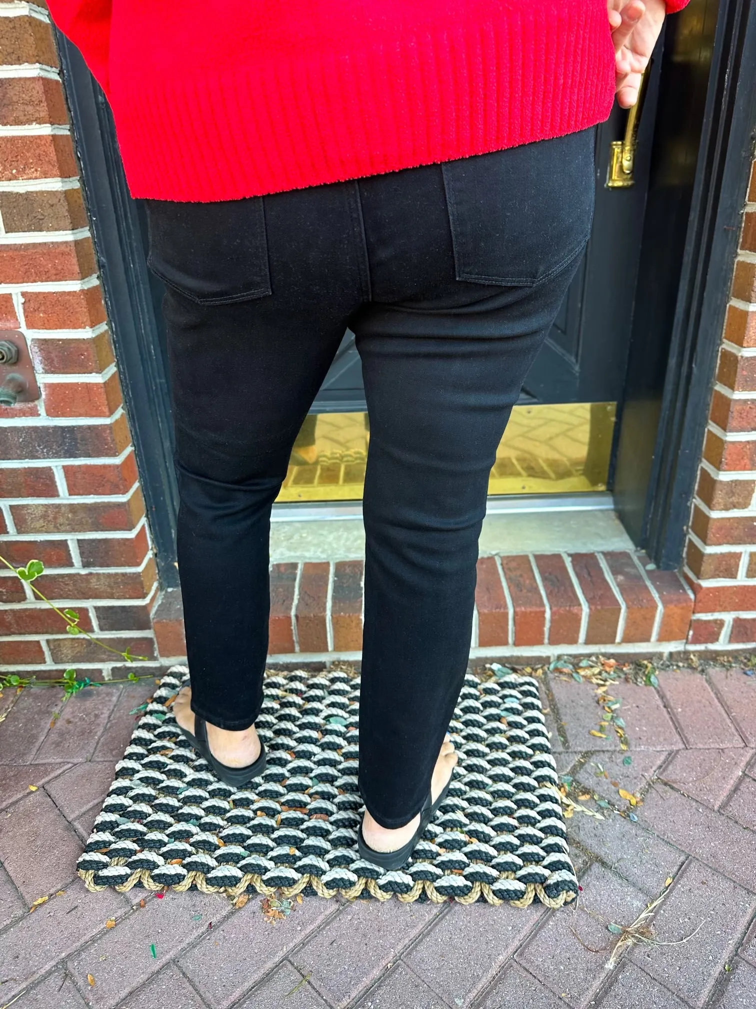 Judy Blue Slim Fit Mid Rise Black Jeans
