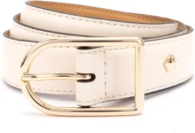 kate spade new york Women's 1 Inch Belt with Asymmetrical Buckle
