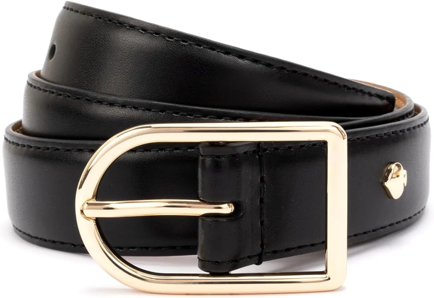 kate spade new york Women's 1 Inch Belt with Asymmetrical Buckle