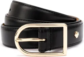 kate spade new york Women's 1 Inch Belt with Asymmetrical Buckle