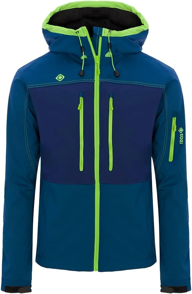 Konka Men's Hooded Softshell Jacket,Windproof, waterproof, thermal and breathable membrane.