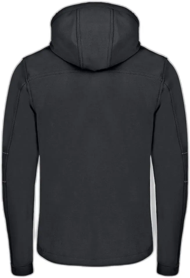 Konka Men's Hooded Softshell Jacket,Windproof, waterproof, thermal and breathable membrane.