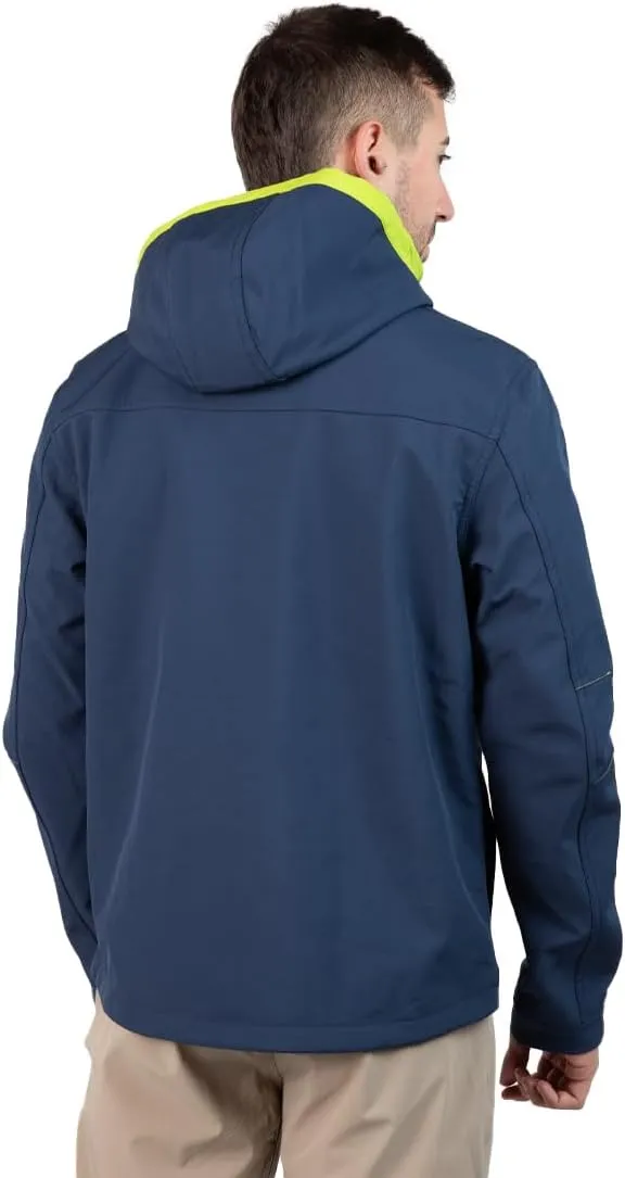 Konka Men's Hooded Softshell Jacket,Windproof, waterproof, thermal and breathable membrane.