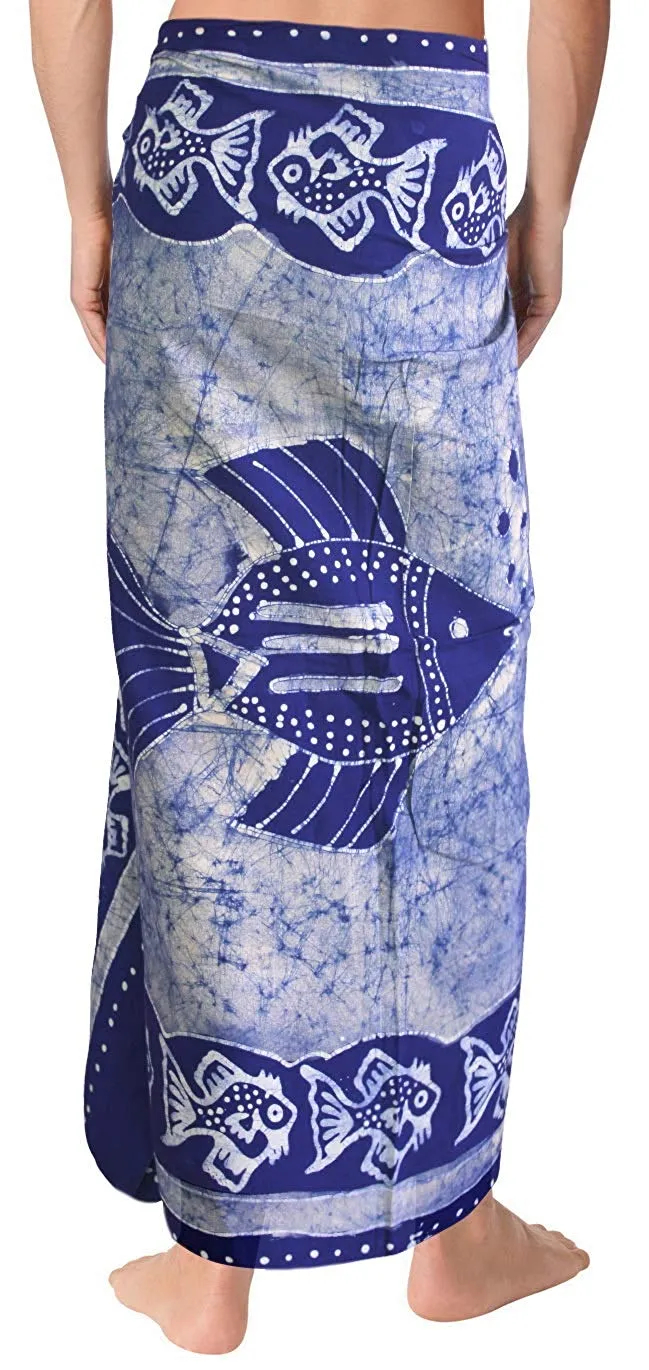 LA LEELA Beach Unisex Mens Sarong Pareo Cover upss Wrap Beach Towel Swim Batik