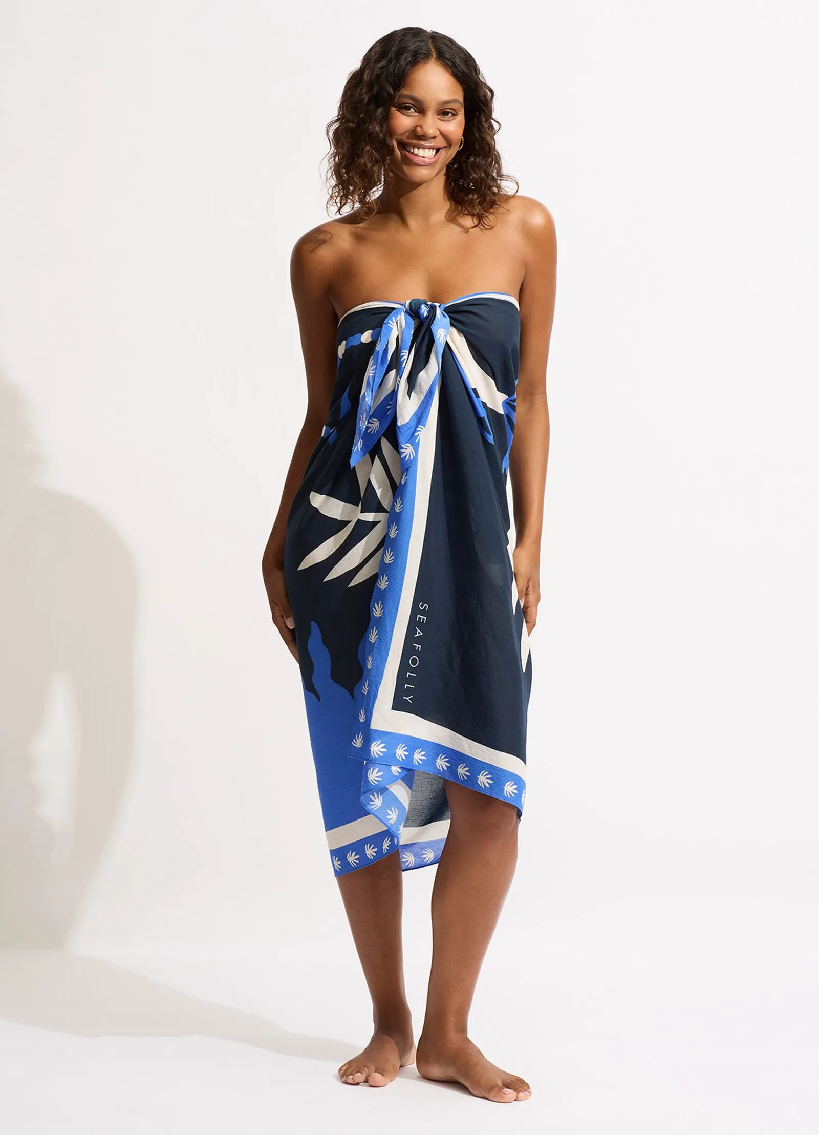 La Palma Sarong - True Navy