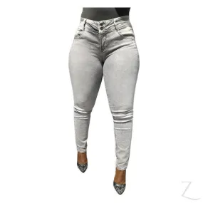 Ladies Strong Stretchy Slim Fit Denim Jeans | Plain | "Taka"