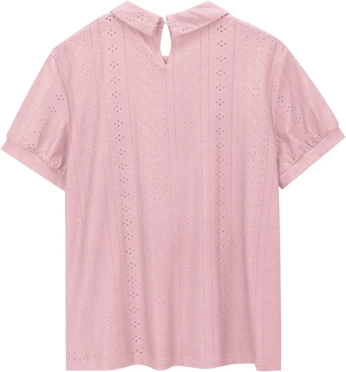 Linen Shirts for Women Neck Breathable Comfortable Loose Casual Short Sleeved Top White Dress Shirt Women Blue