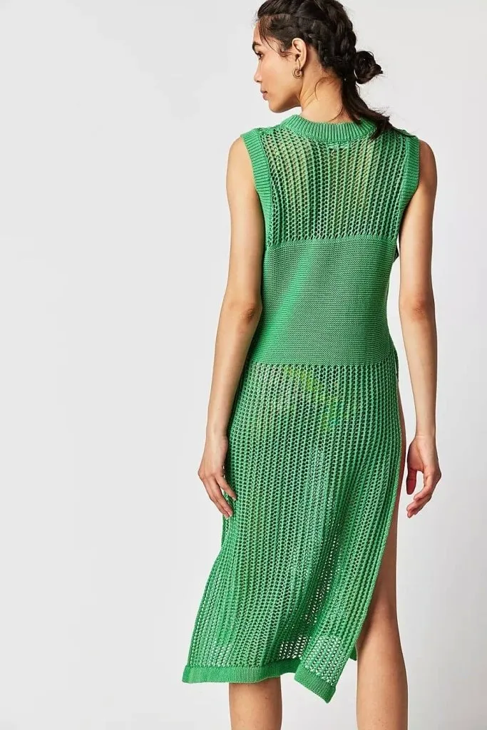 Long Crochet Bathing Suit Cover Ups for Women