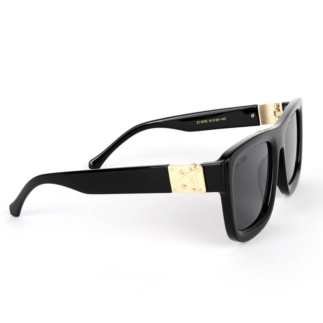 Louis Vuitton Classic Crested Gold Black Sunglasses