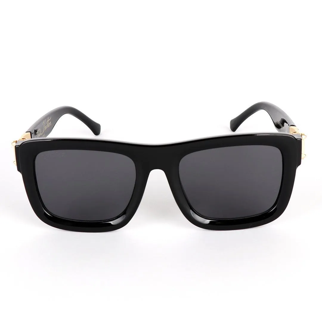Louis Vuitton Classic Crested Gold Black Sunglasses