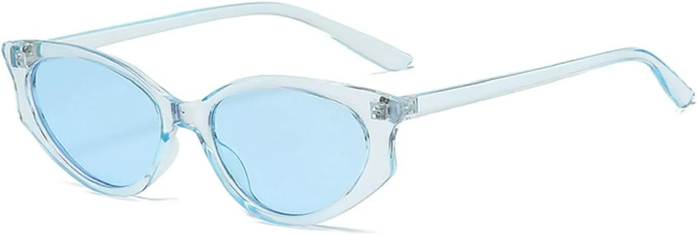 Melrose Small Cat Eye Sunglasses Women Trendy Vintage Shades Eyewear Fashion Luxury Sun Glasses