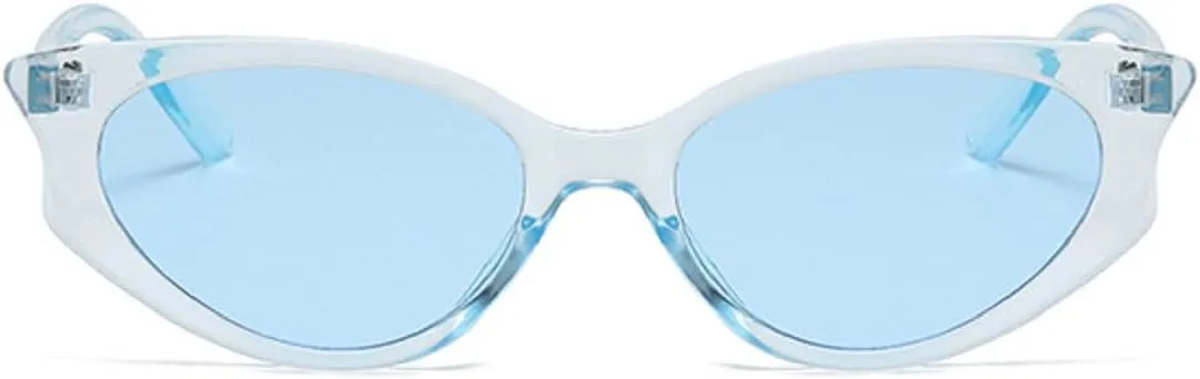 Melrose Small Cat Eye Sunglasses Women Trendy Vintage Shades Eyewear Fashion Luxury Sun Glasses