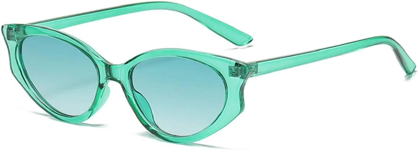 Melrose Small Cat Eye Sunglasses Women Trendy Vintage Shades Eyewear Fashion Luxury Sun Glasses