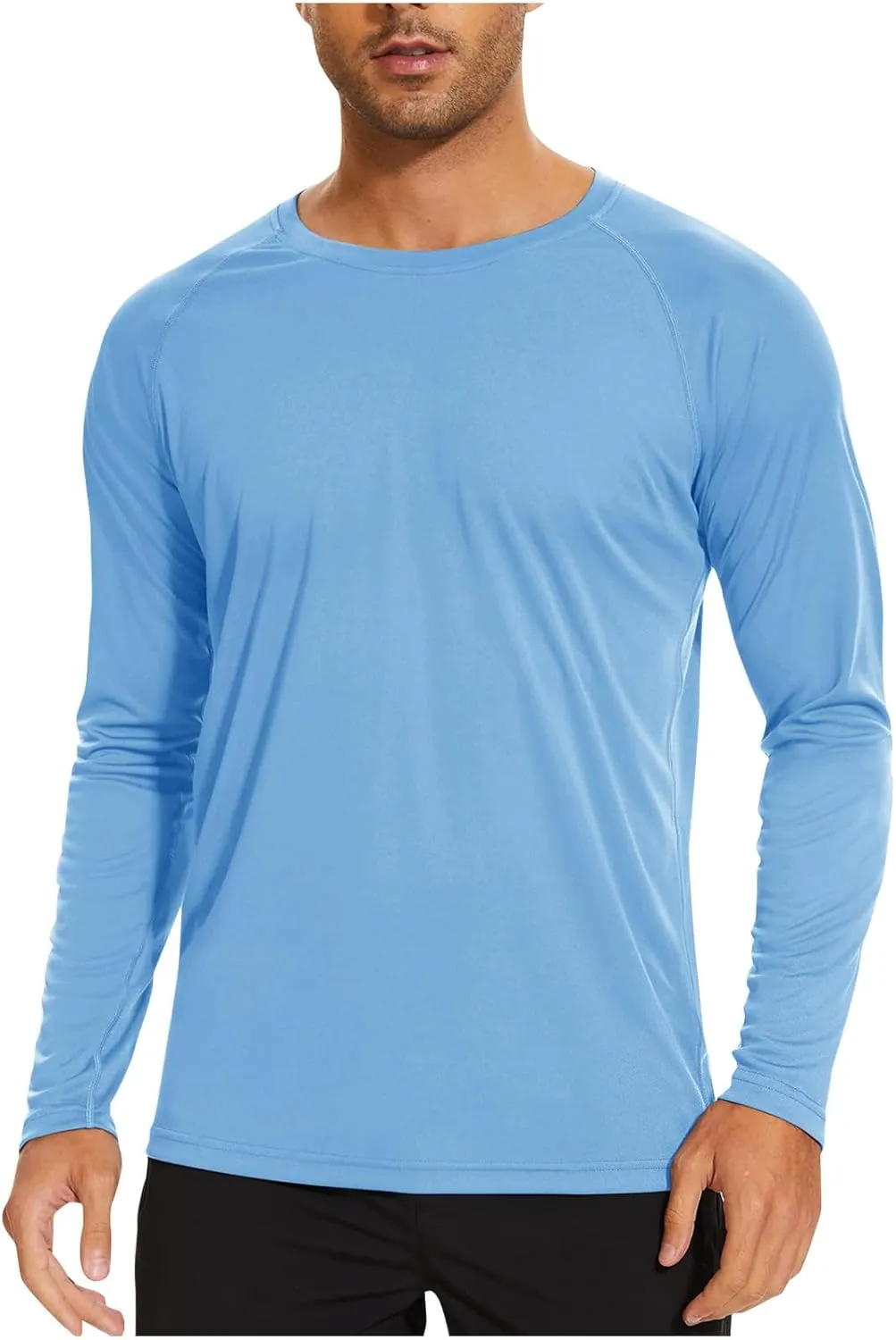 Mens Sun Shirts UV Protection Long Sleeve Beach Cover Up Quick Dry UPF 50  SPF Shirt T-Shirt Blouse for Casual Workout