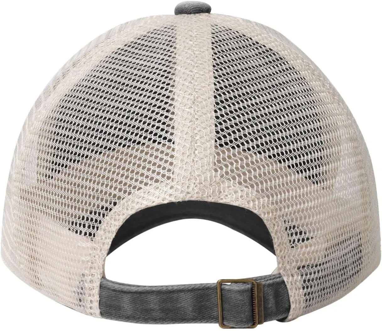 Mesh Style Flag of Wyoming Baseball Cap Women Men Mesh-Back Hat Retro Trucker Hats Sun Hat