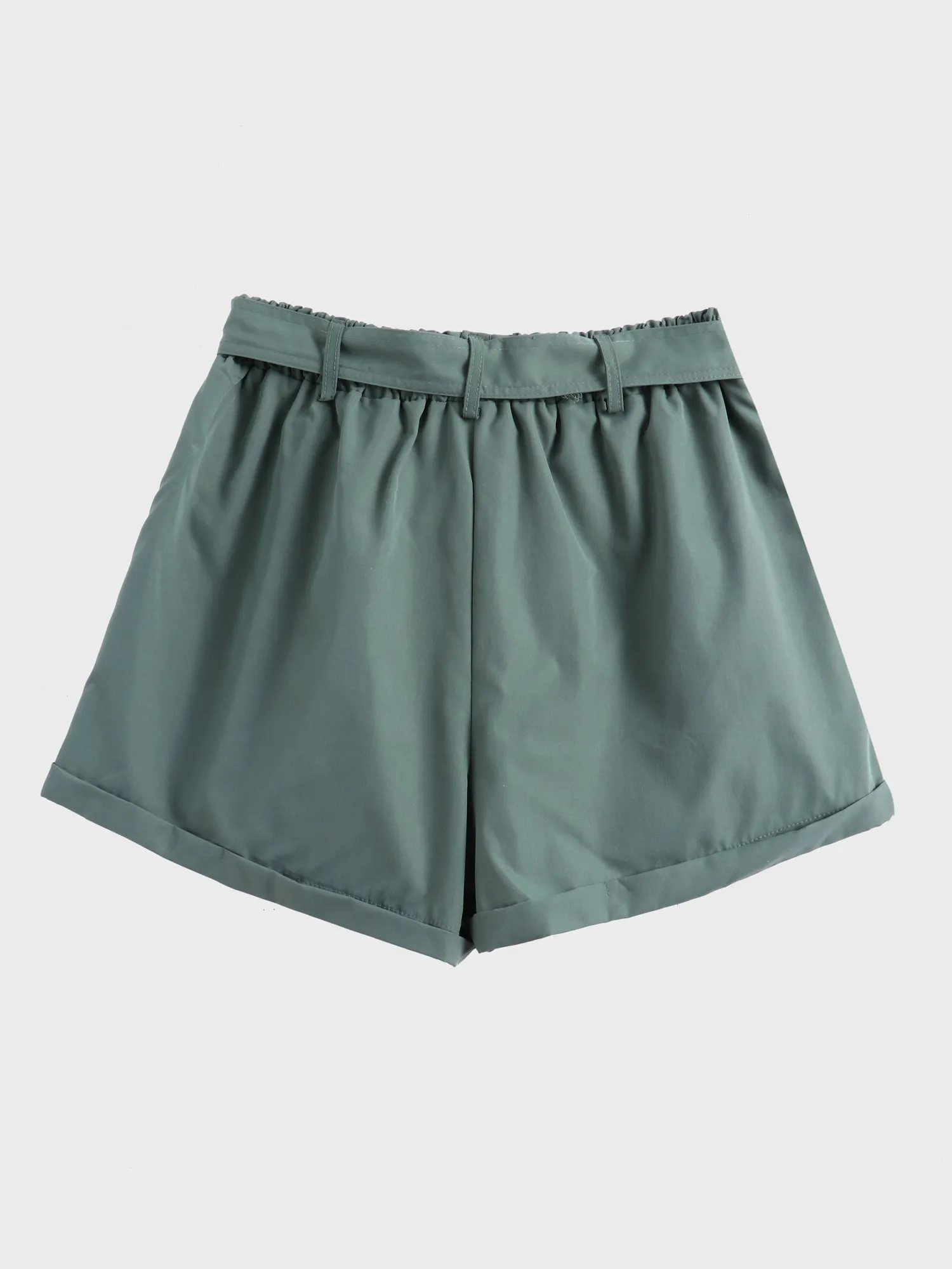 Midsize Casual High-Waist Bow Shorts