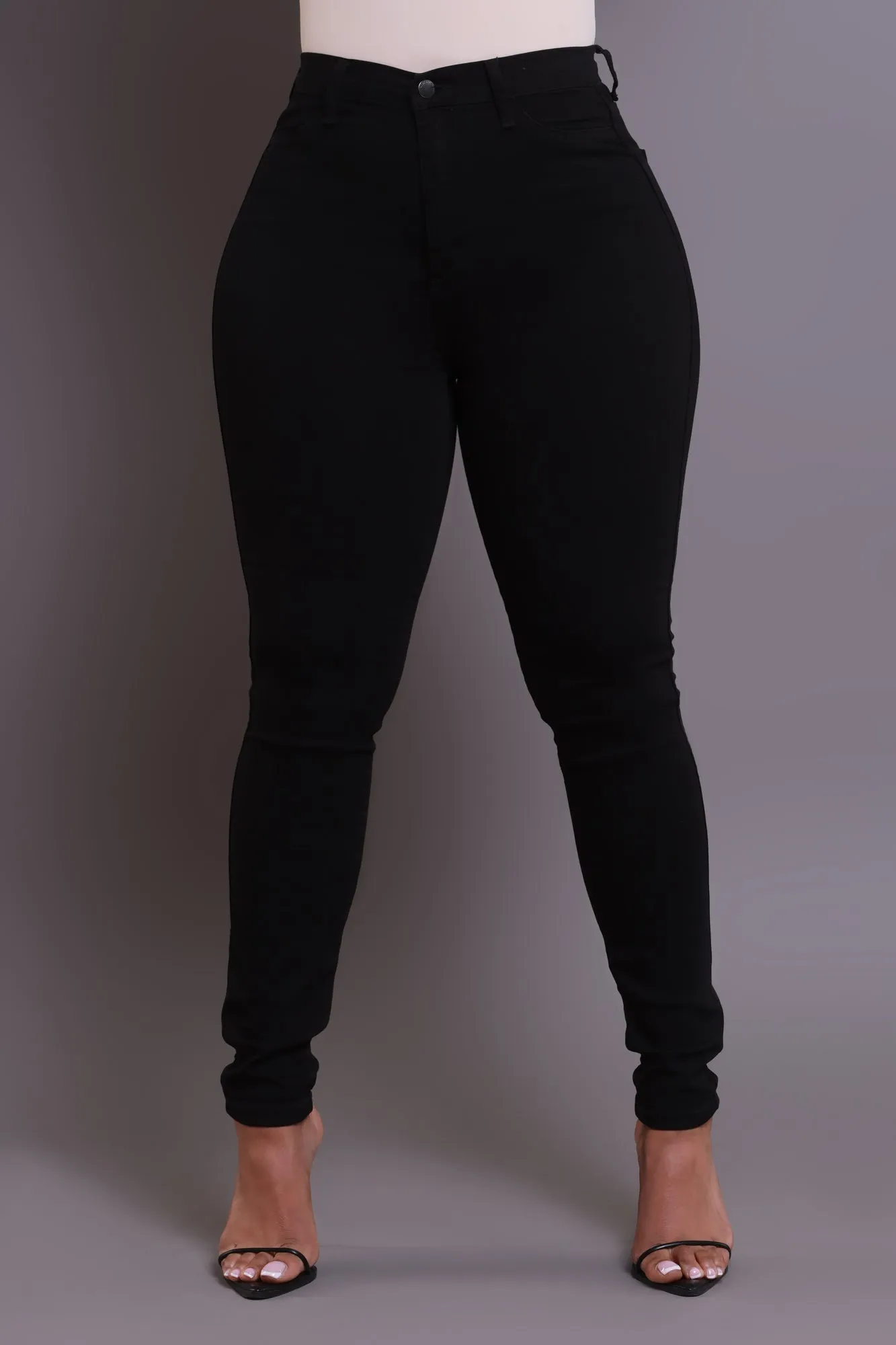 On Strike High Rise Jeans - Black