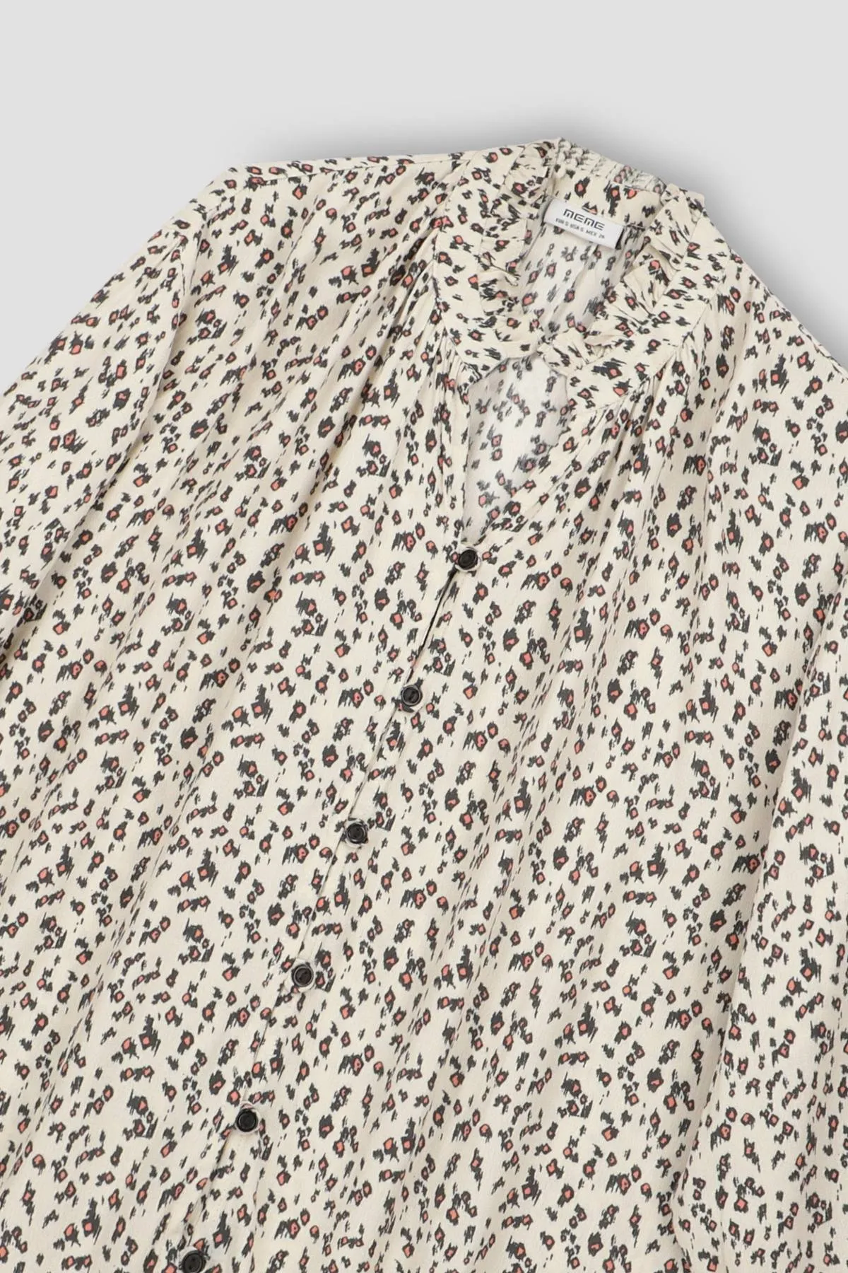 Printed Shirt For Women - Ecru