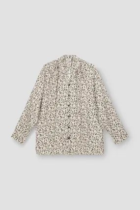 Printed Shirt For Women - Ecru