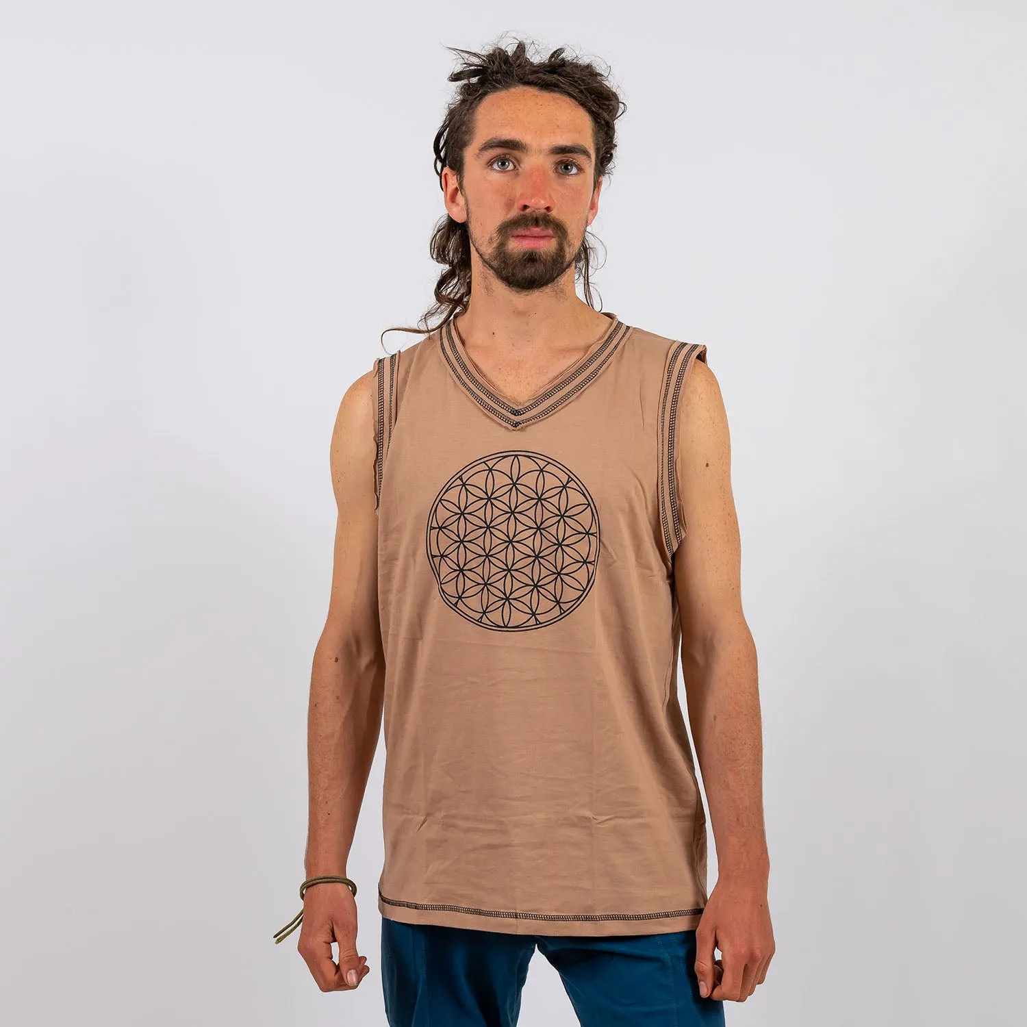 Rama Tank - Flower of Life Print