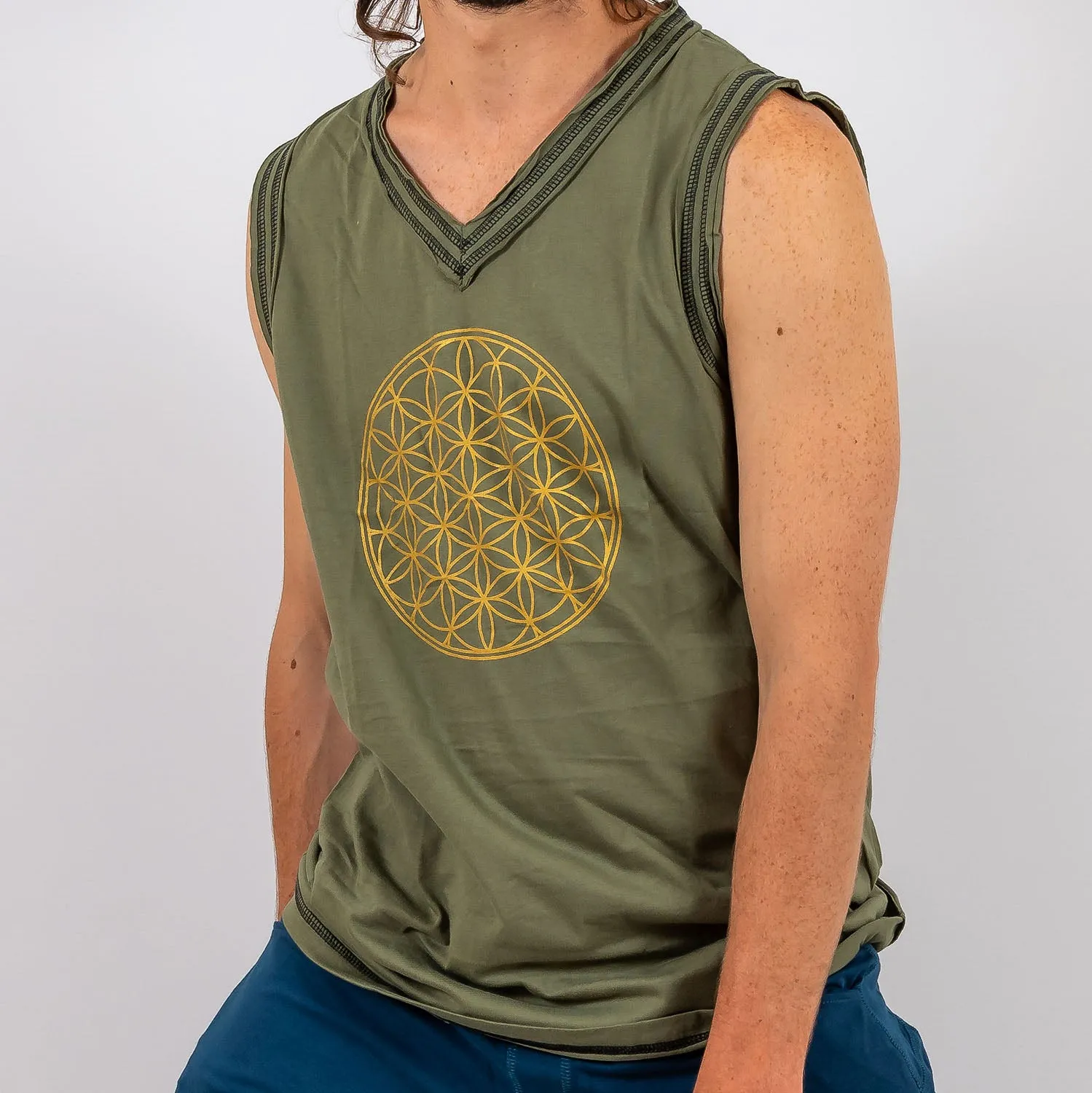 Rama Tank - Flower of Life Print