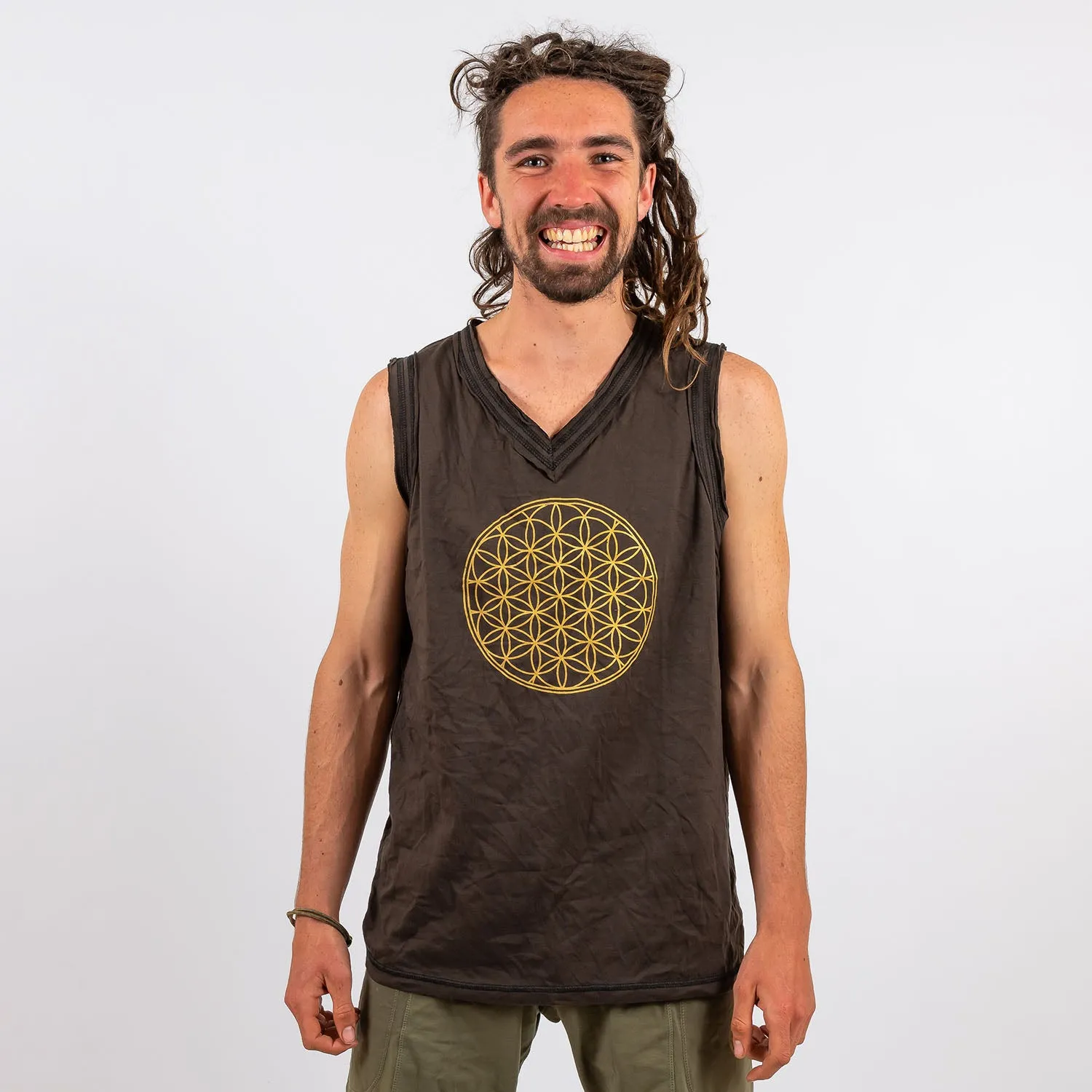 Rama Tank - Flower of Life Print