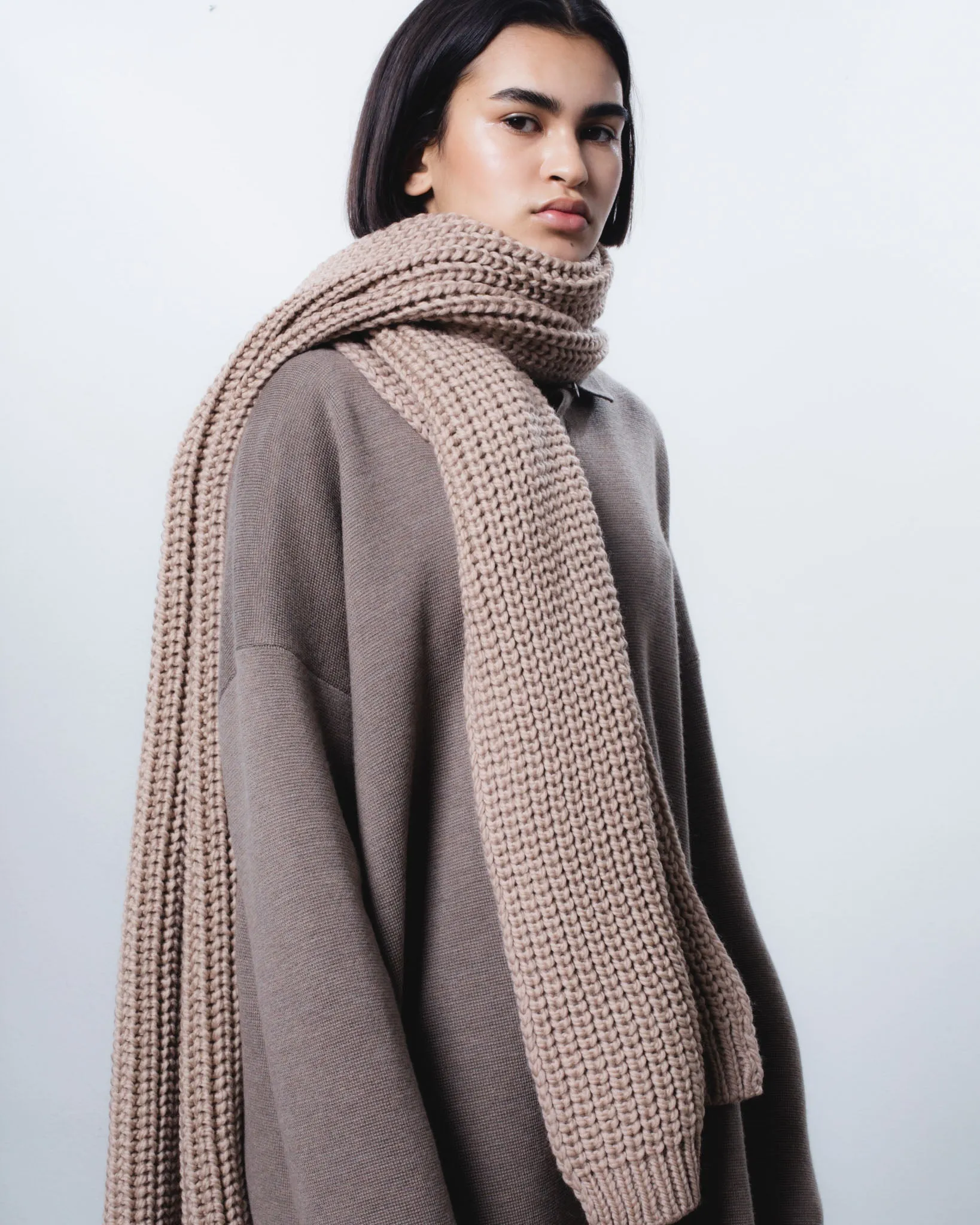 Ribbed scarf