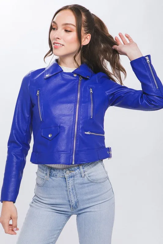 Royal Chic Leather Jacket