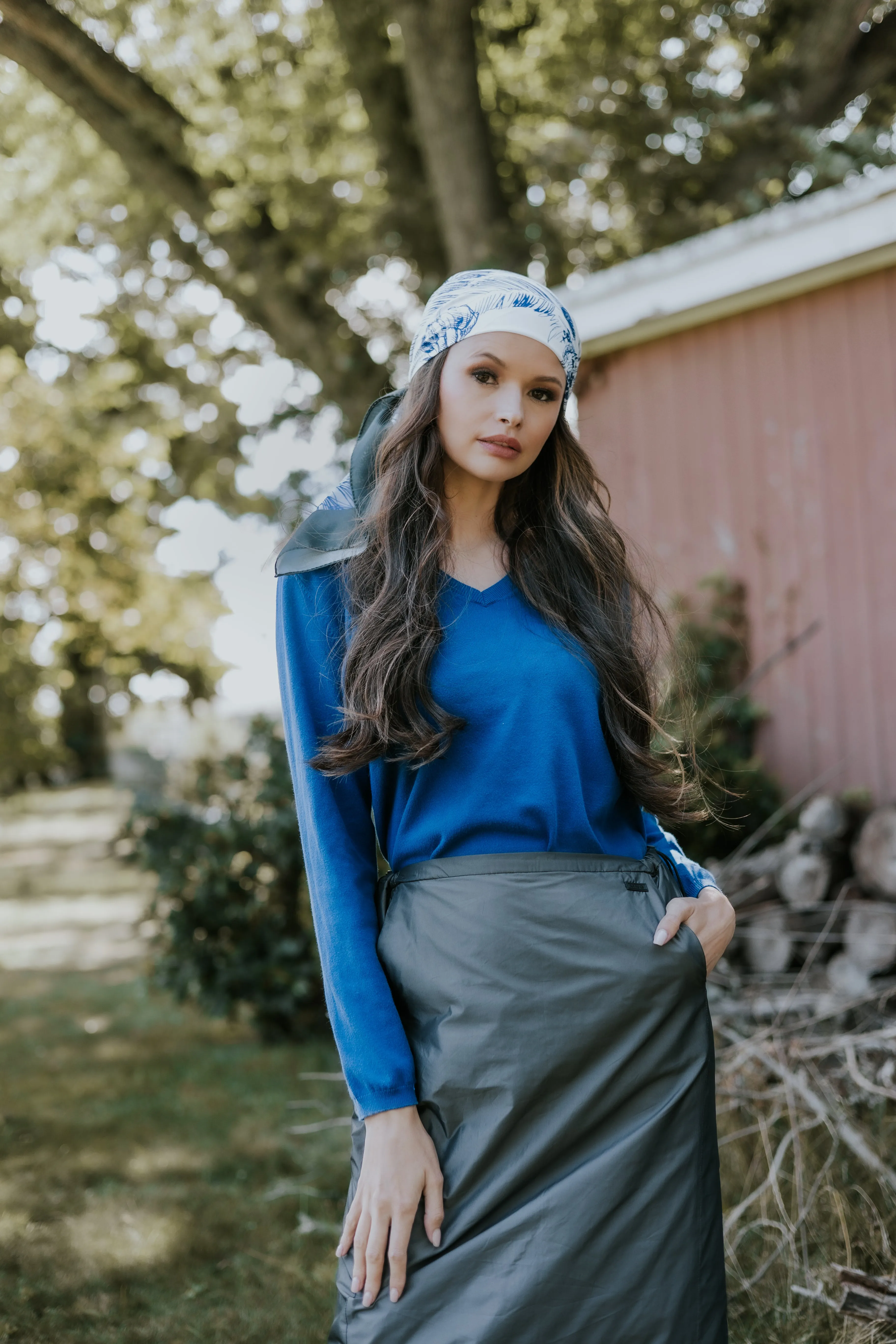 Safari de Toile Head Scarf