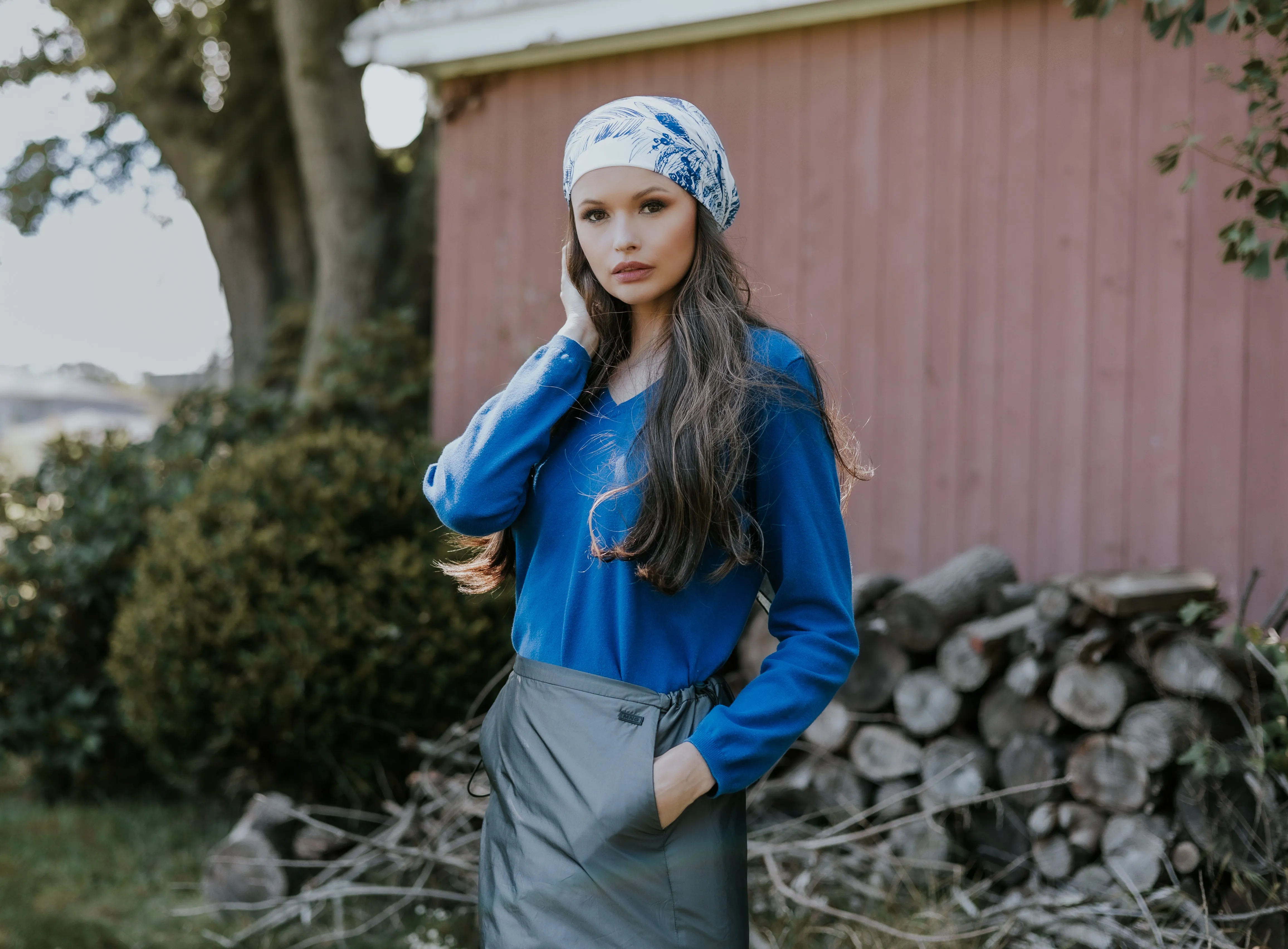 Safari de Toile Head Scarf