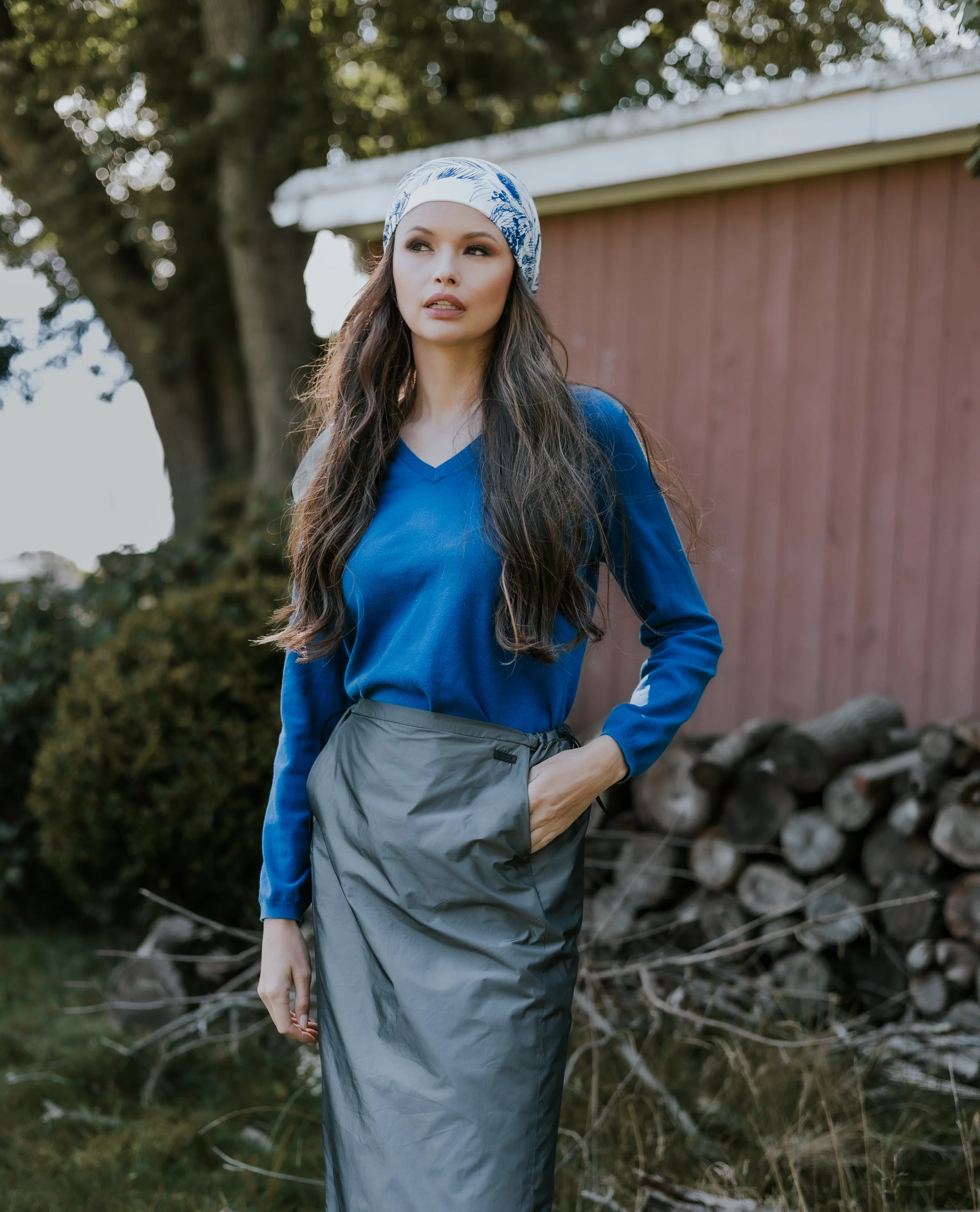 Safari de Toile Head Scarf