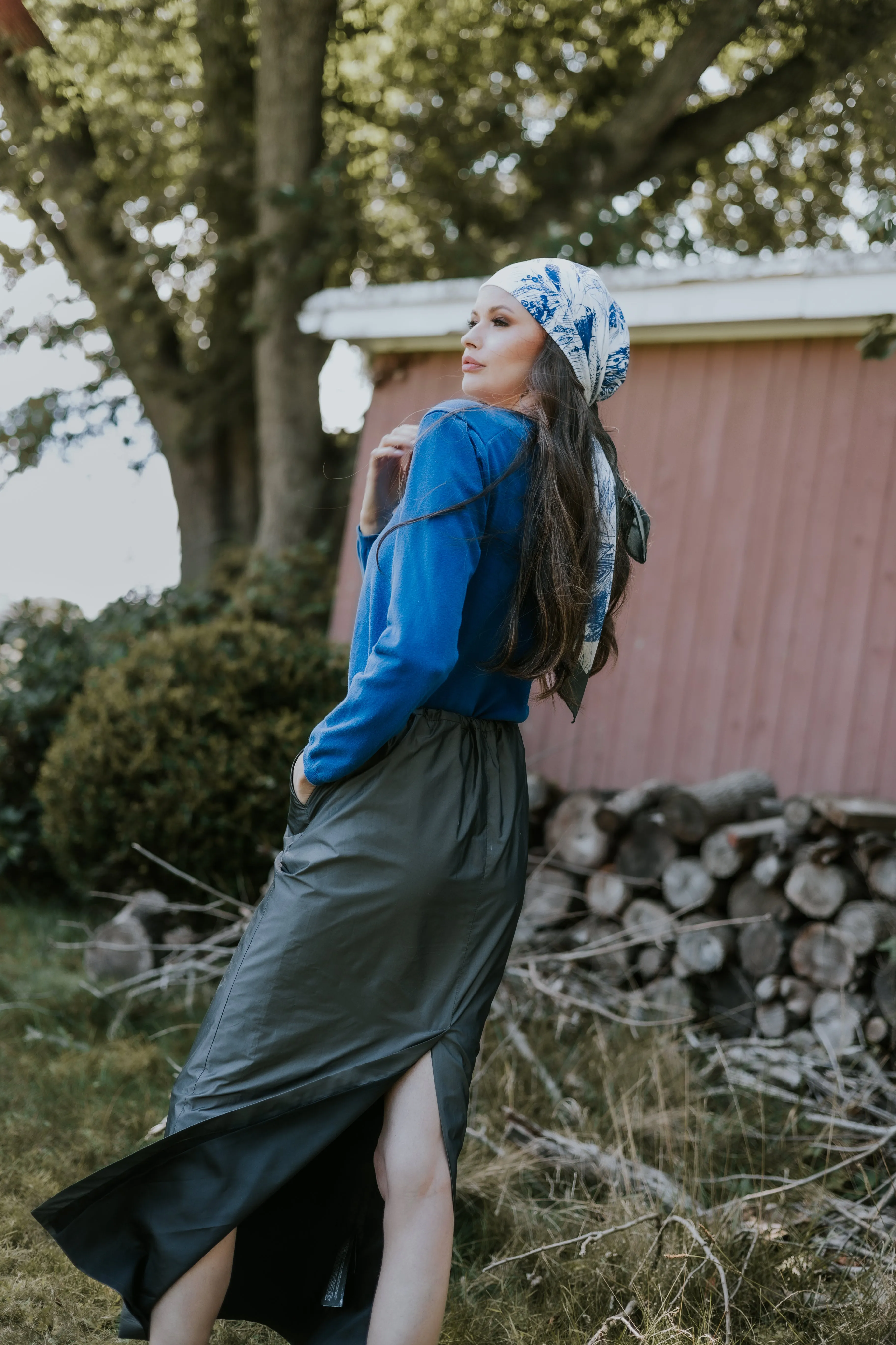 Safari de Toile Head Scarf