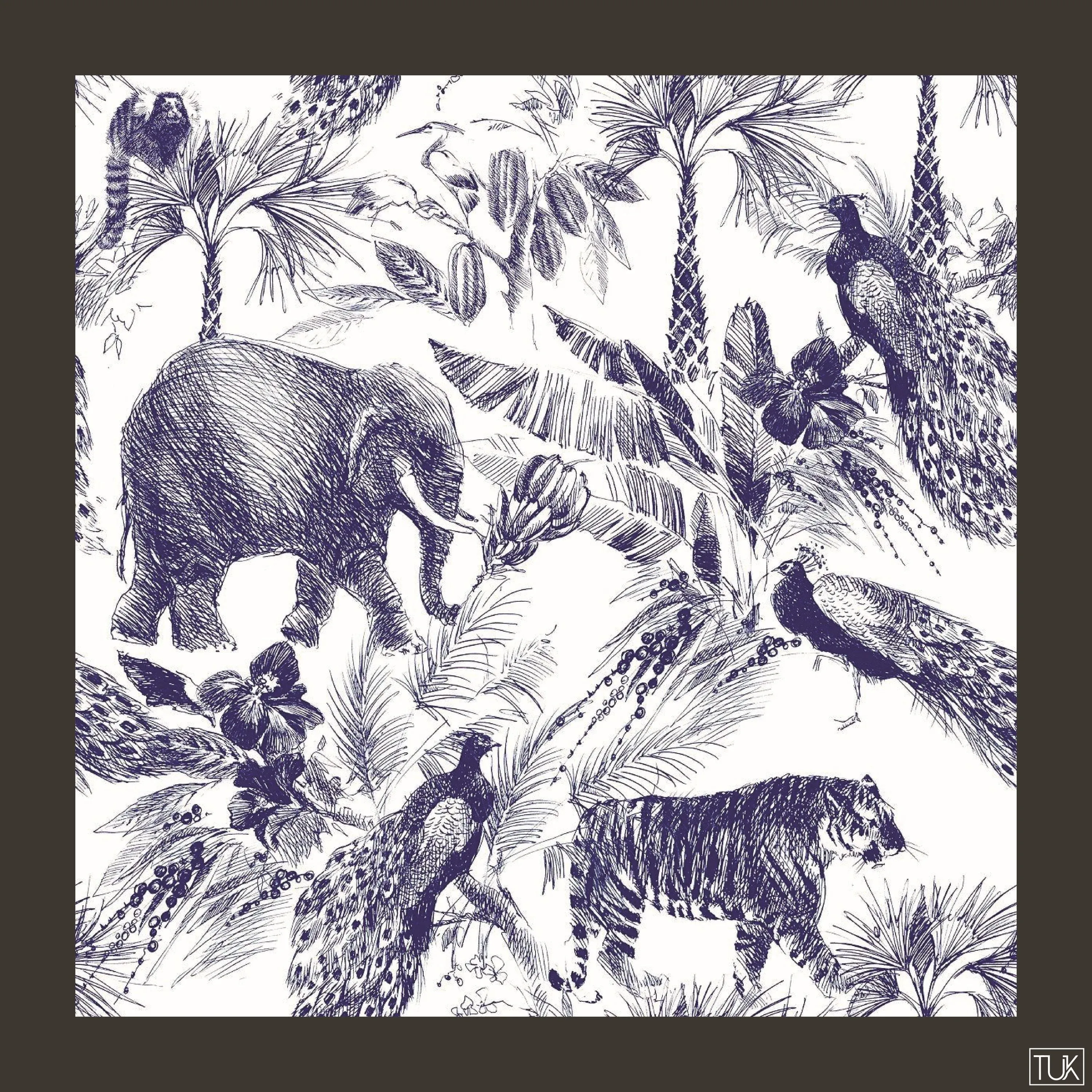 Safari de Toile Head Scarf